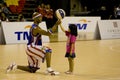 Harlem Globetrotters Basketball Action Royalty Free Stock Photo