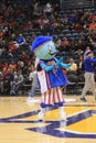 The Harlem Globetrotters Mascot Globie in Milwaukee, WI Royalty Free Stock Photo