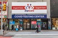 Covid testing center in Harlem Royalty Free Stock Photo