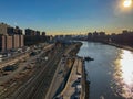 Harlem River View Royalty Free Stock Photo