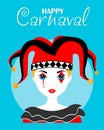 Harlequin Carnival Poster