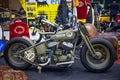 Harley Davidson Custom build Contest and Exhibition Chopper Motocycle bike show festival in Northen bike fest 2023. 20 May 2023, Royalty Free Stock Photo