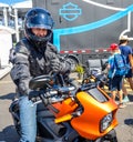 Harley Davidson debuts its all-electric LiveWire bike at the 2019 New York E-Prix FIA Formula E World Championship