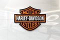 Harley davidson 11 on iphone realistic texture Royalty Free Stock Photo