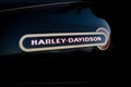 Harley Davidson logo on fuel tank