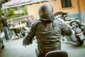 Harley Davidson lone rider on touring motorcycle Royalty Free Stock Photo