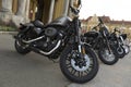 Harley-Davidson motorbikes Royalty Free Stock Photo