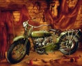 Harley Davidson motorcycle - Vintage 1910