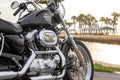 Harley Davidson Sportster 883 in Tampa, Florida Royalty Free Stock Photo