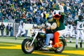 Harley Motorcycle Entrance at Autzen Stadium Royalty Free Stock Photo