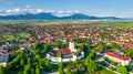 Harman, Brasov - Saxon church in Transylvania Romania Royalty Free Stock Photo