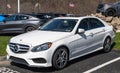 Harmar Township, Pennsylvania, USA April 14, 2024 A used Mercedes Benz sedan for sale at a dealership