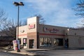 Harmar Township, Pennsylvania, USA December 13, 2022 The Dunkin Donuts restaurant on Freeport Road
