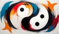 harmonic fusion: abstract yin yang unleashed