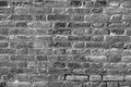 Harmonic patter of old red brick wall i