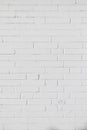 Pattern of white painted brick wall Royalty Free Stock Photo