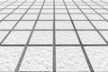 Harmonic white stone floor tiles
