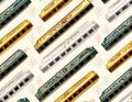 Harmonica Pattern - Colorful Musical Instruments Background Royalty Free Stock Photo