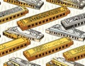 Harmonicas Musical Instruments Pattern Royalty Free Stock Photo