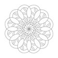 Harmonious Haven celtic mandala coloring book page for kdp book interior