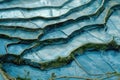 Harmonious Hues: Abstract Patterns in Rice Terraces