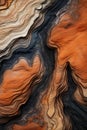 Harmonious Textural Symphony: Abstract Natural Elements in Motion