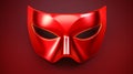 An Abstract Hero Mask with a Serene Background Balances Heroic Forces