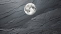 Celestial Slate Harmony: Moonlit Serenity Background. AI generate