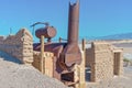 Harmony Borax Works in Death Valley. USA Royalty Free Stock Photo