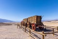 Historic 20 Mule wagon at Harmony Borax Works mine in Death Valley national park, California, USA