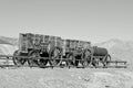 20 Mule Team Carriages, Harmony Borax Works, Furnace Creek, Death Valley, California, USA