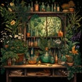 Harmony from the Earth: A Captivating Display of Herbal Remedies