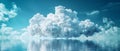 Harmony in the Heavens: A Cloud of Minimalist Melodies.. Concept Minimalist Music, Ambient Sounds,