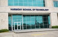 Harmony School of Technology front entrance in Houston, TX.