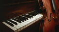 Harmony of the Strings and Keys, The character and all objects are fictitious, the image was created using the neural network