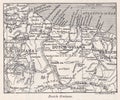 Vintage map of Dutch Guiana 1900s