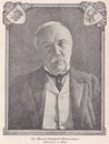 Vintage black and white portrait photo of Sir Henry Campbell-Bannerman