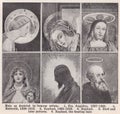 Vintage illustrations of the Halo as depicted by famous artists 1900s.