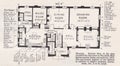 Vintage illustration plans of Housing 1919