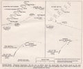 Vintage map / plan of Jutland, Enemy Fleet May 31, 1918.