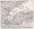 Vintage map of Belfast Lough.