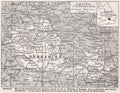 Vintage map of Berkshire.