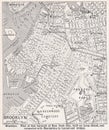 Vintage map of Brooklyn.