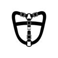 Harness collar icon, Vector illustration