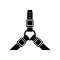 Harness collar icon, Vector illustration