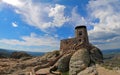 Harney Peak Fire Lookout Tower in Custer State Park in the Black Hills of South Dakota USA Royalty Free Stock Photo