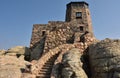 Harney Peak Watch Tower in South Dakota Royalty Free Stock Photo