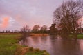Harnham water meadows Royalty Free Stock Photo