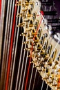 Harp close up Royalty Free Stock Photo