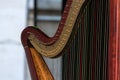Harp details Royalty Free Stock Photo